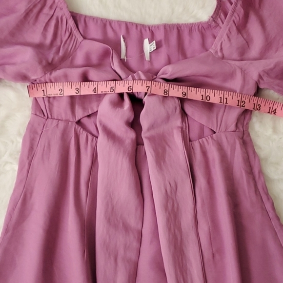 Princess Polly Adriana Tie front Mini dress - Picture 8 of 14